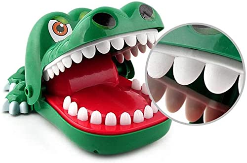 Sipobuy Crocodile Toy Classic Mouth Dentist Bite Finger Family Game Children Kids Action Skill Game Toy (Large)