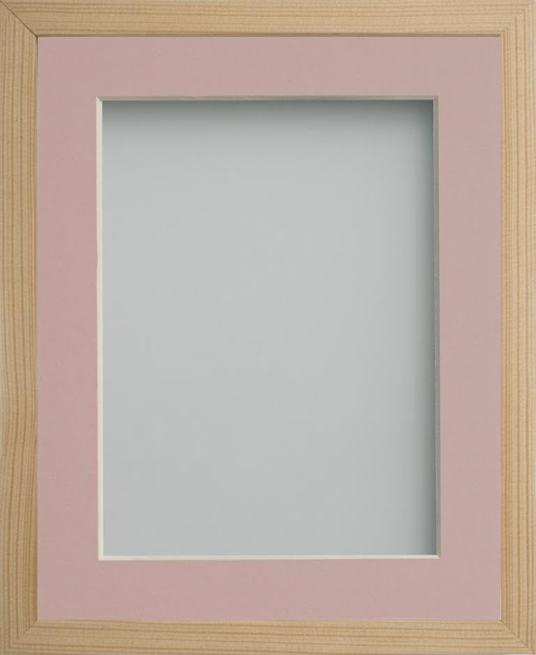 Frame Company Webber Beech with Pink Mount, 10x8 for 7x5 inch