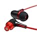 Mrice E300 3.5mm Jack In-Ear Stereo Earphones with 3 Different Size Ear Inserts (Black, Retail Packaging)