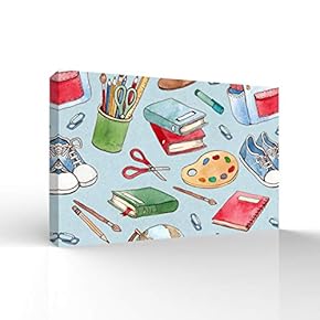 Canvas Wall Art for Living Room,Bedroom Home Artwork Paintings Back to School Ready to Hang - 12x18 inches