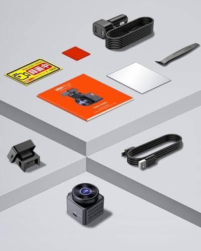 VANTRUE E1 Lite 1080P Mini WiFi GPS Dash Cam, APP Control and English Voice Command, Front with HDR, 1.54 Inch IPS 30fps, Hidden Night, 160° Night, 24 Hour Parking, G-Sensor, Loop, Max 512GB
