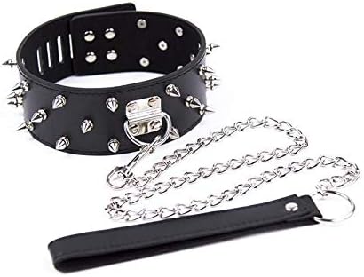 dog collar with lock and key