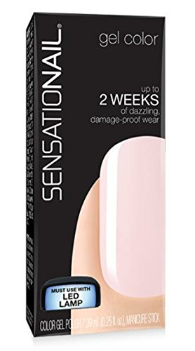 Sensationail Color Gel Polish Babydoll Pink 71692 0.25 Fl. Oz. by Cydraend