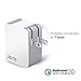 Quick Charge 2.0 USB Travel Charger, [Qualcomm Certified] JOTO Turbo Rapid AC USB Wall Charger (QC 2.0 Compact USB Travel Charger) for iPhone, iPad Apple and Android Devices (White)