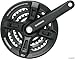 Shimano Altus 7/8 Speed Mountain Bicycle Crankset - Black - FC-M311