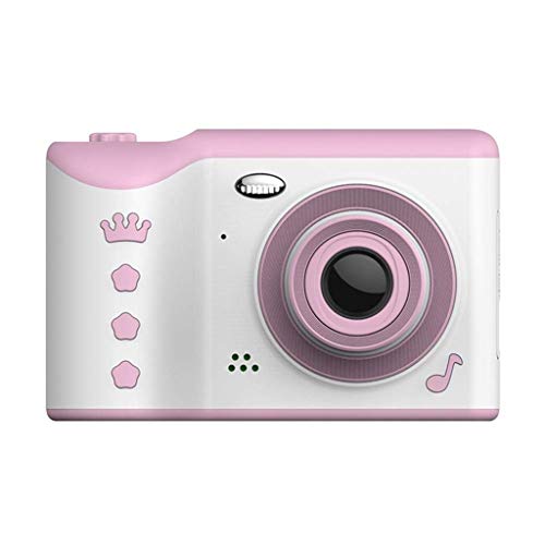Fan-Ling Kids Camera 8.0MP Creative Digital Dual Camera 2.8inch Screen 4X Digital Zoom,Cartoon Child Smart Small Camera,Gifts for Kids,Pocket Size Easily Carry (Pink)