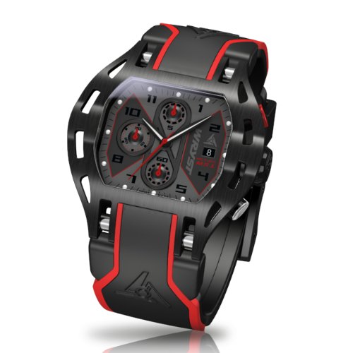 Black Red Sport Watch Wryst Motors MS1