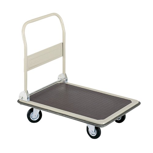 Safco Products 4077 Fold Away Small Platform Utility Hand Truck, Tropic Sand