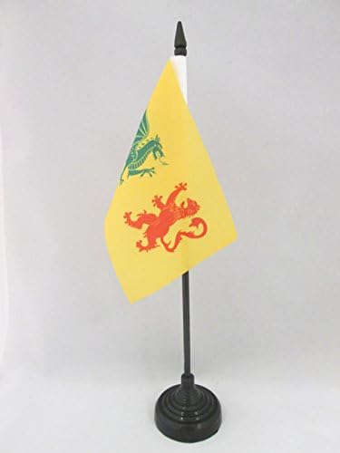 Amazon Com Az Flag Kingdom Of Galicia 410 585 Table Flag 4 X 6 Dinastia Real Sueva Reino De Gallaecia Desk Flag 15 X 10 Cm Black Plastic Stick And Base Garden Outdoor