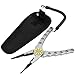 Lixada Aluminum Fishing Pliers Braid Cutters Split Ring Pliers Hook Remover Fish Holder with Sheath and Lanyard (Optional) (Silver-7.87inch)