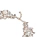 Holylove Statement Necklace for Women Pearl Necklace Novelty Jewelry White with Gift Box-8058set