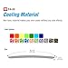 N-rit Cooling Scarf. Wrap a Soaked Tie Around Neck or Head to Instantly Chill Out. Crystal Polymer Technology Keeps Cool & Reusable. Great for Summer, Outdoor Activities & Sports. [Light Blue]