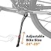 Sataway Bike Kickstand Adjustable Center Mount Aluminum Alloy Bicycle Kickstand for 24