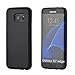 Anti Gravity Phone Case for Samsung Galaxy S7 Edge CloudValley [black] Magical Nano Sticky Can Stick to Glass, Mirrors, Whiteboards, Metal, Kitchen Cabinets or Tile, and Most Smooth, Flat Surfaces