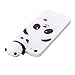 iPhone 5/5S/SE Case [Panda Series] Aeeque Ultra Thin [Slim Fit] 3D Cartoon Candy Color Soft TPU Silicone White iPhone 5SE Phone Case Bumper Shockproof iPhone 5 5S Protective Cover Gifts for Girls Boys