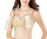 Hands-Free Breastpump Bra Breast Pump Nursing Pumping Breastfeeding Bra -Large