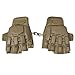 Maddog Tactical Half-Finger Paintball and Airsoft Gloves - Tan - Small/Medium