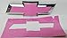 DownardWraps™ Soft Pink Gloss Emblem Wrap Vinyl Decals (overlays) You-Cut Chevy Bowtie Emblem Grill & Rear Covers from (2)- 11