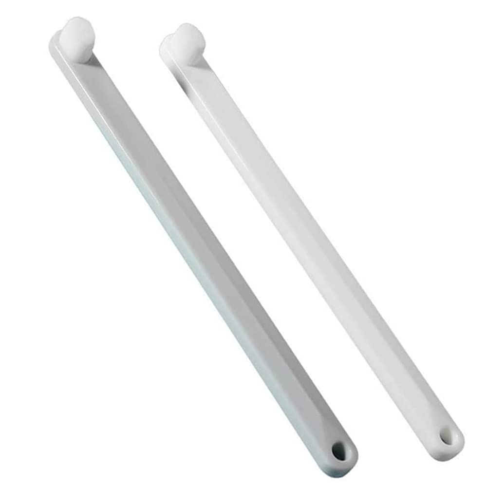 2 Pcs Small Dog & Cat Toothbrush - Soft, 360° Round Teeth Care (White + Grey, Long)