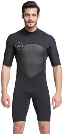 Unisex Short Sleeve 2MM Neoprene Wetsuit Men for Surfing One Piece Triathlon Scuba Diving Spearfishing Wetsuit Women Surfing