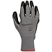 Amazon Basics Polyurethane Coated Work Gloves, Polyester Liner Fiber, Touch Screen, Grey, Size 9, L, 12-Pair