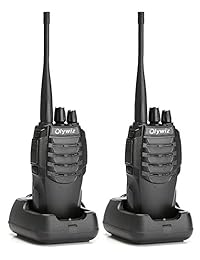 olywiz htd-826 406 470 MHz 16 canales de mano radio de dos vías Juego de 2 Negro