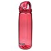Nalgene On the Fly BPA-Free Water Bottle, Petal w Beet Red, 24 oz