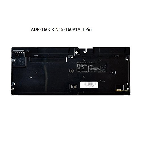 lenboes Original Power Supply Unit Adapter Replacement Part N15-160P1A ADP-160CR for Sony PlayStation 4 PS4 Slim Console CUH-2015A CUH-20XX 500GB (4 Pin)