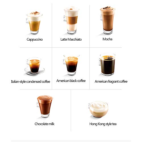 Automatische Kapsel-Kaffeemaschine 1L 15Bar Haushalt Küchengeräte Moka Espresso Kaffeemaschine 1500W,Schwarz – Bild 7