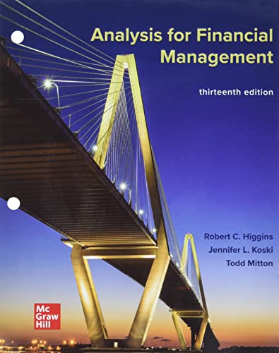 Analysis For Financial Management (Ll)