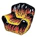 Toy / Game Inflatable Flame Chair With Comfortable Armrests And Backrest - Perfect For Children's Bedrooms