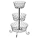 Carol Wright Gifts 3-Tier Wire Basket,Black,One Size Fits All
