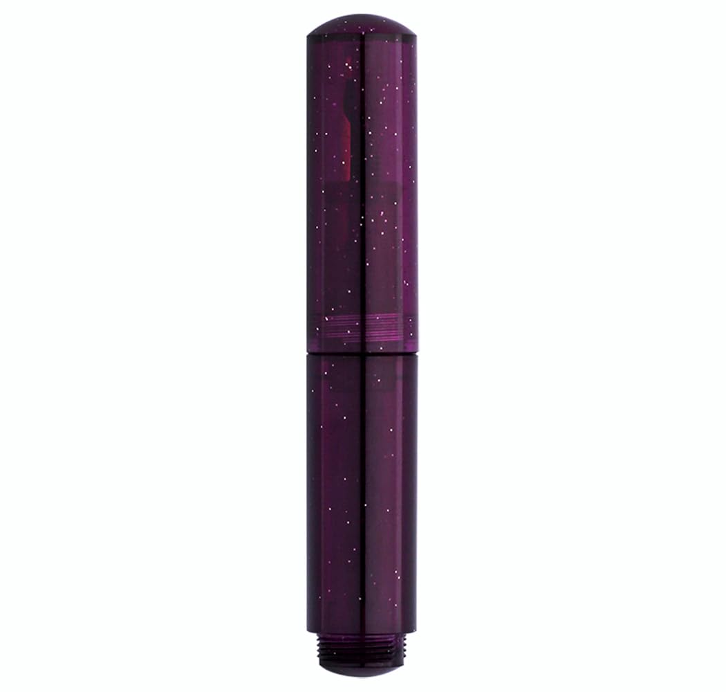 czxwyst Majohn Wancai II Mini Fountain Pen Pocket Travel Ink Pen (Fine Nib, Starry Purple)