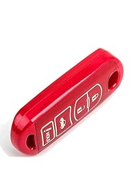 Amooca - Funda de silicona para llave inteligente Mazda 3 CX3 CX5 CX7 CX9 Speed 2 botones, mando a distancia, color rojo