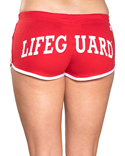 LIFEGUARD Juniors Size Hi-Cut Short (Large, Red)