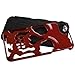 MyBat APPLE iPhone 6 Plus Skullcap Hybrid Protector Cover - Retail Packaging - Black/Red