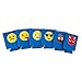 Beer Can Sleeves, Emoji Insulators for Cans and Bottles, 6 Pack of Collapsible Double Sided Coolies with 12 Designs