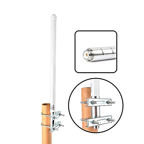 VHF Fiberglass Ham Radio Antenna,2Meter 136174mhz GMRS Base Antenna