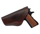 New Barsony Brown Leather Inside the Waistband Holster for Full Size 9mm 40 45