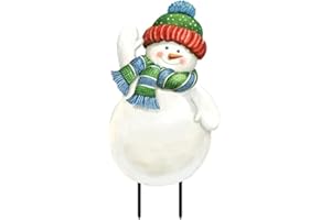 Briarwood Lane Snow Time Snowman Metal Art
