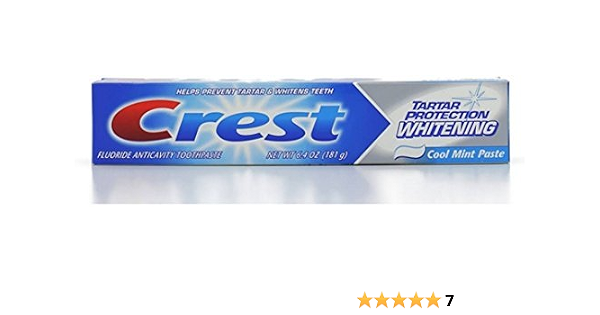Crest tartar protection whitening toothpaste Cool mint paste (037000728238)