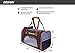 Bennies World Airline Approved Soft Sided Pet Carrier Travel Bag - Small Dogs and Cats - Fits under Seat