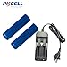 3.2v IFR14500 600mAh LiFePO4 Lithium Rechargeable Batteries (2pc+charger)