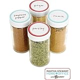 Martha Stewart Home Office with Avery, Kitchen Labels, Red Border, Round, 1-5/8