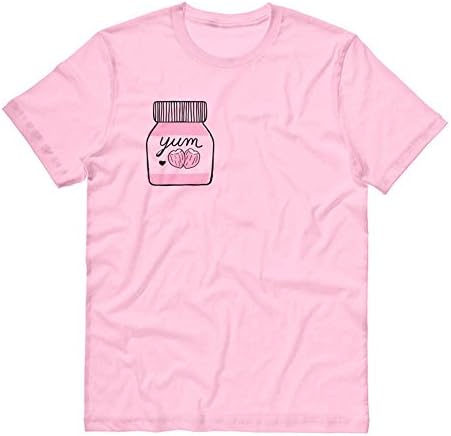 TATY Kids Yum Jar Youth Kids T-Shirt Medium Pink