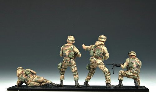 Trumpeter US 101st Airborne Division Crew Figure Set, Scale 1/35, 4-Pack