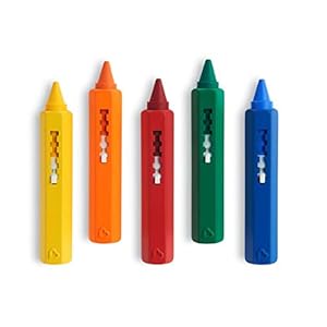 Munchkin Bath Crayons, Colourful Bath Toy, Mess-Free Shower Toys, Draws on Tiles & Porcelain, Creative Art Toddler Bath…