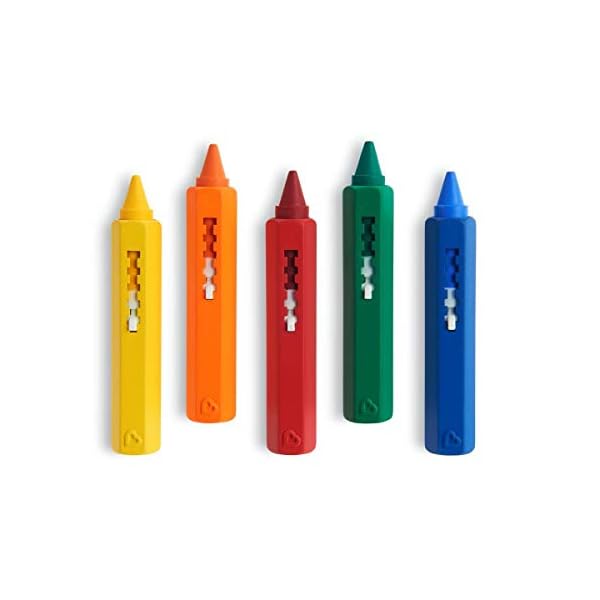 Munchkin Bath Crayons, Colourful Bath Toy, Mess-Free Shower Toys, Draws on Tiles & Porcelain, Creative Art Toddler Bath…
