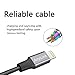 Lightning Cable, Anylink iPhone Cord 4 Pack Assorted Lengths (2x3ft, 2x6ft), Nylon Braided Lightning Cord, Durable and Fast Charging for iPhone 7 Plus 6s Plus 6 SE 5S, iPad Mini Air, iPod