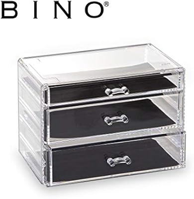 Bino 5 Drawer Acrylic Jewelry And Makeup Organizer Clear Cosmetic